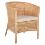 ΠΟΛΥΘΡΟΝΑ APRON HM9818 RATTAN ΠΛΕΚΤΟ ΣΕ ΦΥΣΙΚΟ--Β'ΔΙΑΛΟΓΗΣ 75x70x85Υεκ.