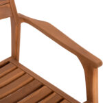 ΠΟΛΥΘΡΟΝΑ BOZZY HM9935 ΜΑΣΙΦ ΞΥΛΟ TEAK ΣΕ ΦΥΣΙΚΟ 58x61x80,5Υ - Image 8