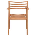 ΠΟΛΥΘΡΟΝΑ MOOSEN HM9936 ΜΑΣΙΦ ΞΥΛΟ TEAK ΣΕ ΦΥΣΙΚΟ 59x60x78,5Υ - Image 6