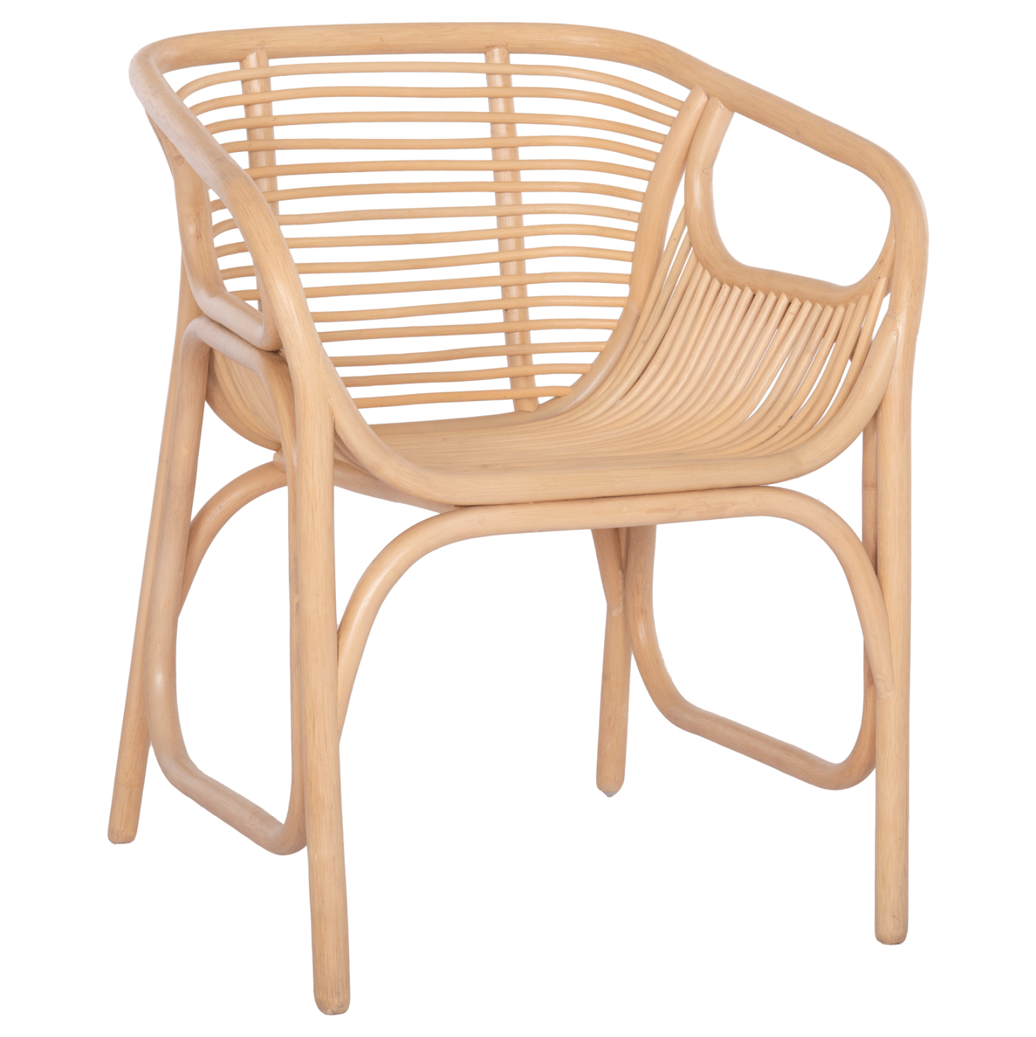 polythrona-fb9995401-fysiko-rattan-62x57-2 ΠΟΛΥΘΡΟΝΑ MEL ΕΣΩΤ. ΧΩΡΩΝ HM9954.01 ΦΥΣΙΚΟ RATTAN 62x57,5x79,5Υεκ. - Image 1