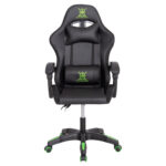 ΠΟΛΥΘΡΟΝΑ GAMING DARREN HM1203.03 ΜΑΥΡΟ-ΠΡΑΣΙΝΟ PVC 58.5x100x120Υεκ. - Image 3