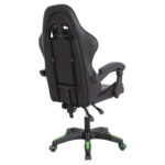 ΠΟΛΥΘΡΟΝΑ GAMING DARREN HM1203.03 ΜΑΥΡΟ-ΠΡΑΣΙΝΟ PVC 58.5x100x120Υεκ. - Image 5
