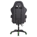ΠΟΛΥΘΡΟΝΑ GAMING DARREN HM1203.03 ΜΑΥΡΟ-ΠΡΑΣΙΝΟ PVC 58.5x100x120Υεκ. - Image 6