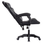 ΠΟΛΥΘΡΟΝΑ GAMING DARREN HM1203.10 ΜΑΥΡΟ-ΓΚΡΙ PVC 60x60x120Υεκ. - Image 7