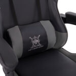 ΠΟΛΥΘΡΟΝΑ GAMING DARREN HM1203.10 ΜΑΥΡΟ-ΓΚΡΙ PVC 60x60x120Υεκ. - Image 8