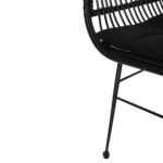 ΠΟΛΥΘΡΟΝΑ ΜΕ ΜΑΞΙΛΑΡΙ ΜΕΤΑΛΛΙΚΗ ALLEGRA HM5450.32 ΜΕ WICKER ΜΑΥΡΟ 58x59x82Υεκ. - Image 10