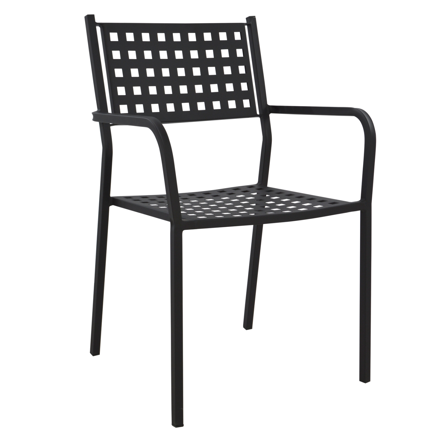 polythrona-metalliki-fb9503101-se-mayro- ΠΟΛΥΘΡΟΝΑ ΜΕΤΑΛΛΙΚΗ HM5031.01 ZETA ΣΕ ΜΑΥΡΟ ΜΑΤ ΧΡΩΜΑ 54x51x84Υεκ - Image 1