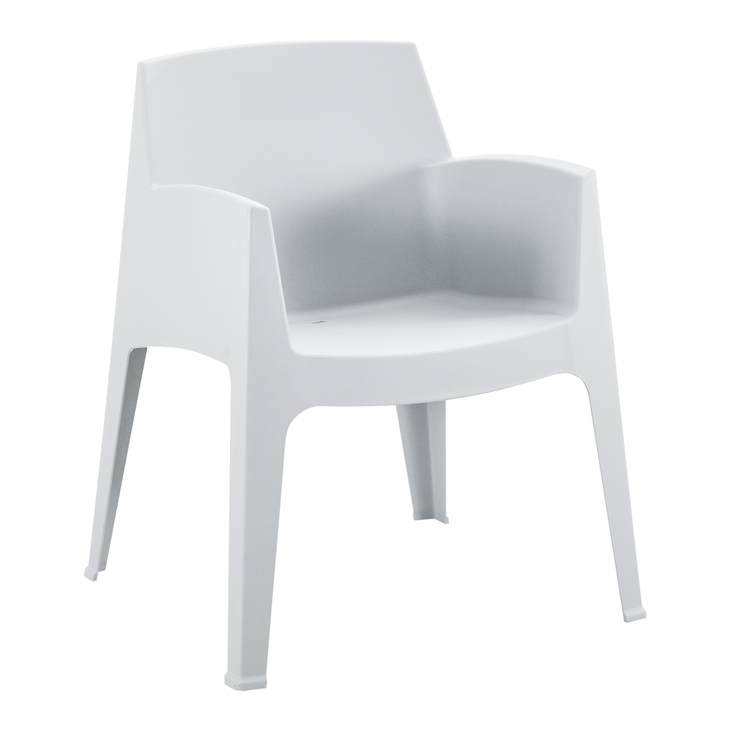 polythrona-polypropylenioy-fb9637001-ley-5 ΠΟΛΥΘΡΟΝΑ ΠΟΛΥΠΡΟΠΥΛΕΝΙΟΥ SLEEK HM6370.01 ΛΕΥΚΗ 68x63x82,5Υεκ. - Image 1