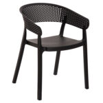 ΠΟΛΥΘΡΟΝΑ ΠΟΛΥΠΡΟΠΥΛΕΝΙΟΥ PERFOE HM5941.02 ΜΑΥΡΗ 56x50x73Υ εκ.