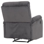 ΠΟΛΥΘΡΟΝΑ RELAX DIONI HM3296.11 ΓΚΡΙ ΡΙΓΕ ΥΦΑΣΜΑ 85x90x100Υεκ. - Image 5