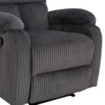 ΠΟΛΥΘΡΟΝΑ RELAX DIONI HM3296.11 ΓΚΡΙ ΡΙΓΕ ΥΦΑΣΜΑ 85x90x100Υεκ. - Image 8