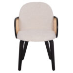 ΠΟΛΥΘΡΟΝΑ ΤΡΑΠΕΖΑΡΙΑΣ BECKER HM18246.02 PLYWOOD ΜΑΥΡΟ--ΕΚΡΟΥ ΥΦΑΣΜΑ 54x62x79Υεκ. - Image 3
