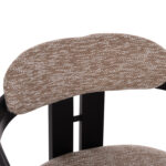 ΠΟΛΥΘΡΟΝΑ ΤΡΑΠΕΖΑΡΙΑΣ KALL HM18247.02 ΚΑΦΕ ΥΦΑΣΜΑ--PLYWOOD ΣΕ ΜΑΥΡΟ 56x45x73Υεκ - Image 7