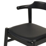 ΠΟΛΥΘΡΟΝΑ ΤΡΑΠΕΖΑΡΙΑΣ CERSEI HM9946.02 RUBBERWOOD & PU ΣΕ ΜΑΥΡΟ 57x54x74Υεκ - Image 6