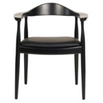 ΠΟΛΥΘΡΟΝΑ ΤΡΑΠΕΖΑΡΙΑΣ ADOR HM9948.02 RUBBERWOOD ΚΑΙ PU-ΜΑΥΡΟ 62x54x76,5Υεκ - Image 3