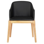 ΠΟΛΥΘΡΟΝΑ ΤΡΑΠΕΖΑΡΙΑΣ FURLAN HM9949.01 RUBBERWOOD ΣΕ ΟΑΚ-ΜΑΥΡΟ PU 54,5x58x78Υεκ. - Image 3