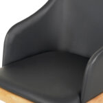 ΠΟΛΥΘΡΟΝΑ ΤΡΑΠΕΖΑΡΙΑΣ FURLAN HM9949.01 RUBBERWOOD ΣΕ ΟΑΚ-ΜΑΥΡΟ PU 54,5x58x78Υεκ. - Image 6