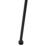 ΠΟΛΥΘΡΟΝΑ ΤΥΠΟΥ ΦΩΛΙΑ ΜΕΤΑΛΛΙΚΗ ALLEGRA HM5458.12 ΜΕ WICKER-ΜΑΥΡΟ 73x78x88Υεκ. - Image 10