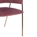 ΠΟΛΥΘΡΟΝΑΚΙ KELSO HM8521.02 ΒΕΛΟΥΔΟ ΣΑΠΙΟ ΜΗΛΟ & ΕΠΙΧΡΥΣΟ ΠΟΔΙ 52,5x52x80Υ εκ. - Image 8