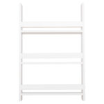 ΡΑΦΙΕΡΑ ΤΟΙΧΟΥ SANI HM18223.01 ΜΕΛΑΜΙΝΗ ΣΕ ΛΕΥΚΟ 60x10x90Υεκ. (3 ΡΑΦΙΑ) - Image 3