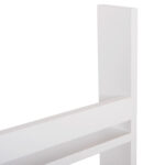 ΡΑΦΙΕΡΑ ΤΟΙΧΟΥ SANI HM18223.01 ΜΕΛΑΜΙΝΗ ΣΕ ΛΕΥΚΟ 60x10x90Υεκ. (3 ΡΑΦΙΑ) - Image 6