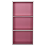 ΡΑΦΙΕΡΑ ΤΟΙΧΟΥ CUBICON HM9941.06 ΡΟΖ-ΛΕΥΚΗ ΜΕΛΑΜΙΝΗ 38,5x23,5x80Υεκ. - Image 3