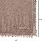 ΡΙΧΤΑΡΙ ME ΚΡΟΣΙΑ DREAMTOPIA HM12165.01 ΣΕ ΑΝΟΙΧΤΟ ΚΑΦΕ ΧΡΩΜΑ 295X170εκ. - Image 2