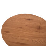 ΣΕΤ 2ΤΜΧ ΤΡΑΠΕΖΙΑ ΣΑΛΟΝΙΟΥ TALBERT HM21083 MDF ΦΥΣΙΚΟ ΞΥΛΟΥ Φ80εκ & Φ45εκ - Image 5