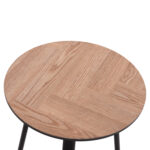 ΣΕΤ 2ΤΜΧ ΤΡΑΠΕΖΙΑ ΣΑΛΟΝΙΟΥ NORTON HM21088 MDF-ΜΕΤΑΛΛΟ Φ80εκ & Φ45εκ - Image 6