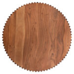 ΣΕΤ 2ΤΜΧ ΤΡΑΠΕΖΙΑ ΣΑΛΟΝΙΟΥ ΣΤΡΟΓΓΥΛΑ SEDGE HM11944 ΜΑΣΙΦ ΑΚΑΚΙΑ Φ90 & Φ40εκ. - Image 9