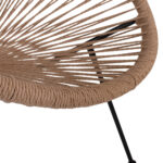 ΣΕΤ ΕΞΩΤΕΡΙΚΟΥ ΧΩΡΟΥ 3ΤΜΧ ACAPULCO HM21100 TWISTED WICKER-ΜΕΤΑΛΛΟ - Image 7