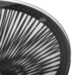 ΣΕΤ ΕΞΩΤΕΡΙΚΟΥ ΧΩΡΟΥ 3ΤΜΧ ACAPULCO HM21101 P.E.RATTAN-ΜΕΤΑΛΛΟ ΣΕ ΜΑΥΡΟ - Image 10