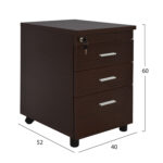 ΣΕΤ ΓΡΑΦΕΙΟΥ 3ΤΜΧ ΣΕ ΧΡΩΜΑ WENGE HM10204.02L - Image 4