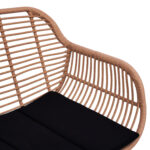 ΣΕΤ ΣΑΛΟΝΙ 4ΤΜΧ ALLEGRA HM5460 ΜΕΤΑΛΛΟ & WICKER ΣΕ ΜΠΕΖ ΧΡΩΜΑ - Image 7