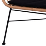 ΣΕΤ ΣΑΛΟΝΙ 4ΤΜΧ ALLEGRA HM5460 ΜΕΤΑΛΛΟ & WICKER ΣΕ ΜΠΕΖ ΧΡΩΜΑ - Image 10