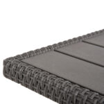 ΣΕΤ ΣΑΛΟΝΙ ΓΩΝΙΑ & ΤΡΑΠΕΖΙ CARSON HM6078.01 ΓΚΡΙ ΣΥΝΘ.RATTAN-ΜΑΞΙΛΑΡΙΑ - Image 5