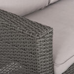 ΣΕΤ ΣΑΛΟΝΙ ΓΩΝΙΑ & ΤΡΑΠΕΖΙ CARSON HM6078.01 ΓΚΡΙ ΣΥΝΘ.RATTAN-ΜΑΞΙΛΑΡΙΑ - Image 6