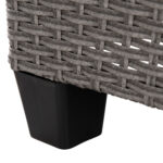 ΣΕΤ ΣΑΛΟΝΙ ΓΩΝΙΑ & ΤΡΑΠΕΖΙ CARSON HM6078.01 ΓΚΡΙ ΣΥΝΘ.RATTAN-ΜΑΞΙΛΑΡΙΑ - Image 9