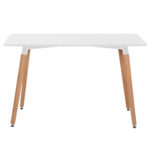 ΣΕΤ ΤΡΑΠΕΖΑΡΙΑΣ 5ΤΜΧ MINIMAL HM11767 ΛΕΥΚΟ MDF-ΜΠΕΖ ΥΦΑΣΜΑ - Image 4