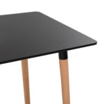 ΣΕΤ ΤΡΑΠΕΖΑΡΙΑΣ 5ΤΜΧ MINIMAL HM21173 MDF TOP ΜΑΥΡΟ-ΒΕΛΟΥΔΟ & ΜΕΤΑΛΛΟ ΜΑΥΡΟ - Image 7