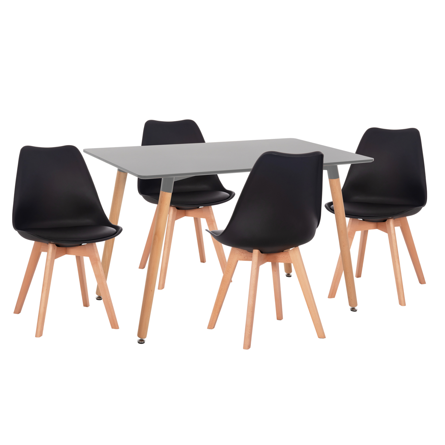 set-trapezarias-5tmch-fb921185-mdf-top-s-5 ΣΕΤ ΤΡΑΠΕΖΑΡΙΑΣ 5ΤΜΧ VEGAS HM21185 MDF TOP ΣΕ ΑΝΟΙΧΤΟ ΓΚΡΙ--ΠΟΔΙΑ ΟΞΙΑΣ - Image 1
