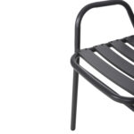 ΣΕΤ ΤΡΑΠΕΖΑΡΙΑΣ 5ΤΜΧ ADAM HM21219 ΚΑΡΕΚΛΕΣ ΜΕΤΑΛΛΙΚΕΣ & ΤΡΑΠΕΖΙ 110x60 ΓΚΡΙ - Image 5