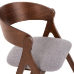 ΣΕΤ ΤΡΑΠΕΖΑΡΙΑΣ 5ΤΜΧ NEKKER HM21340.01 ΤΡΑΠΕΖΙ ΑΠΟ MDF--ΚΑΡΕΚΛΕΣ ΑΠΟ RUBBERWOOD - Image 6