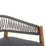 ΣΕΤ ΤΡΑΠΕΖΑΡΙΑΣ 9ΤΜΧ NAVANT HM21066.01 ΤΡΑΠΕΖΙ ΜΕ 8 ΚΑΡΕΚΛΕΣ ΞΥΛΟ ΑΚΑΚΙΑΣ-ΣΧΟΙΝΙ ΓΚΡΙ - Image 10