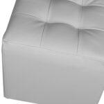 ΣΚΑΜΠΩ 37Χ37Χ35εκ ΜΕ PU ΛΕΥΚΟ PUNK HM264.02 - Image 7