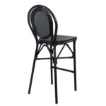 ΣΚΑΜΠΟ ΑΛΟΥΜΙΝΙΟΥ AZARIA HM5060 BAMBOO LOOK ΜΑΥΡΟ ΜΕ TEXTLINE 44x52x115Υεκ. - Image 4