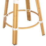 ΣΚΑΜΠΟ ΑΛΟΥΜΙΝΙΟΥ ΜΕΣ.ΥΨΟΥΣ CHINO HM6286.04 BAMBOO LOOK ΦΥΣΙΚΟ & TEXTILENE 43x43x65Υεκ - Image 9