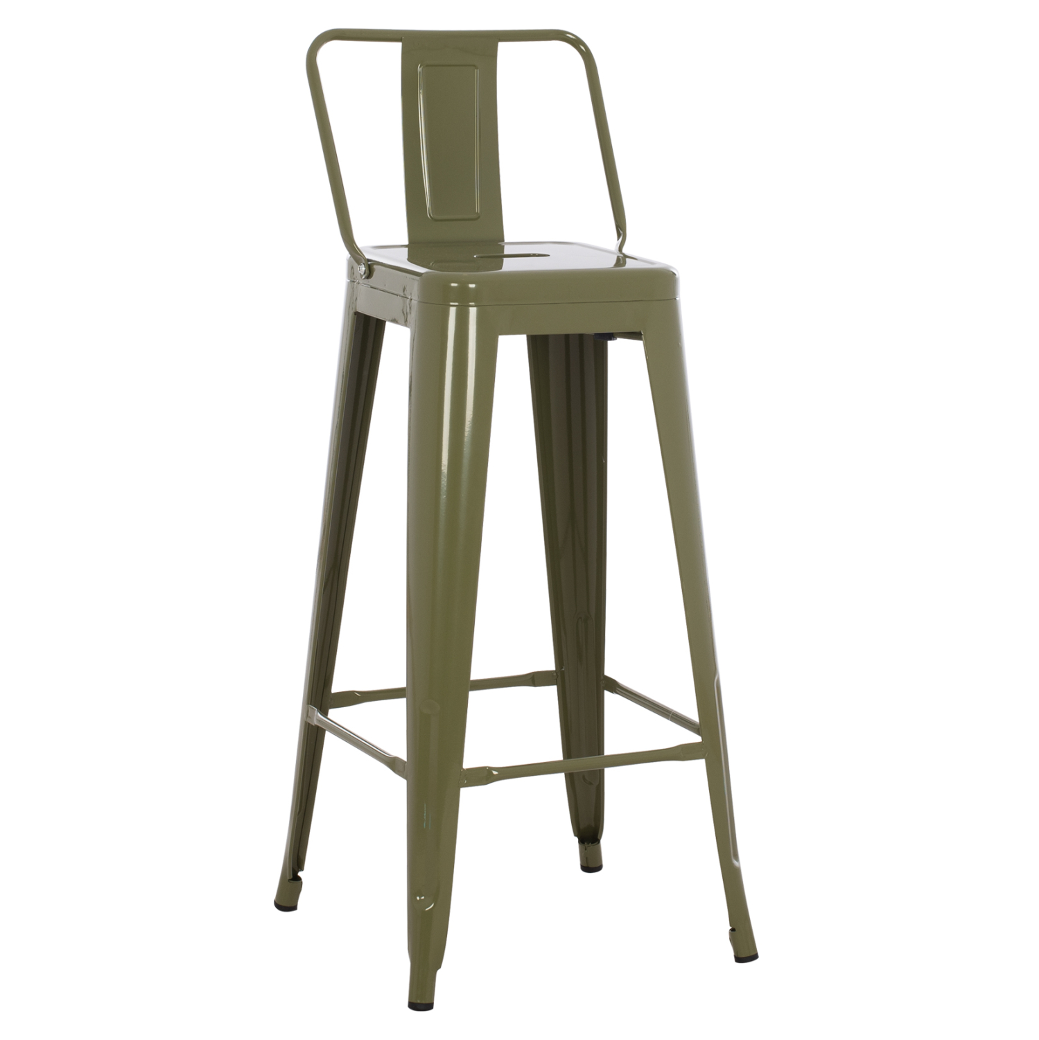 skampo-bar-metalliko-me-plati-se-dark-ol-9 ΣΚΑΜΠΟ BAR ΜΕΤΑΛΛΙΚΟ MELITA ME ΠΛΑΤΗ ΣΕ DARK OLIVE GREEN HM8643.03 43Χ43Χ100εκ. - Image 1