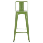 ΣΚΑΜΠΟ BAR ΜΕΤΑΛΛΙΚΟ MELITA ME ΠΛΑΤΗ ΣΕ LIGHT OLIVE GREEN HM8643.13 43Χ43Χ100Yεκ. - Image 3