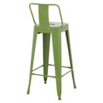 ΣΚΑΜΠΟ BAR ΜΕΤΑΛΛΙΚΟ MELITA ME ΠΛΑΤΗ ΣΕ LIGHT OLIVE GREEN HM8643.13 43Χ43Χ100Yεκ. - Image 5